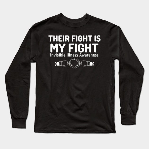 Invisible Illness Awareness Long Sleeve T-Shirt by Advocacy Tees